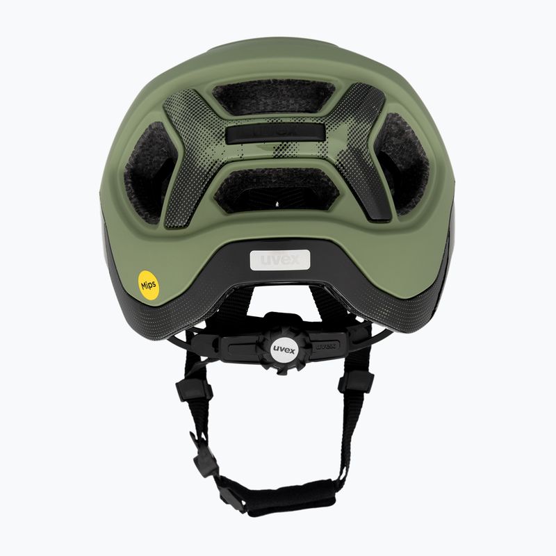 Kask rowerowy UVEX React MIPS moss green/black matt 3