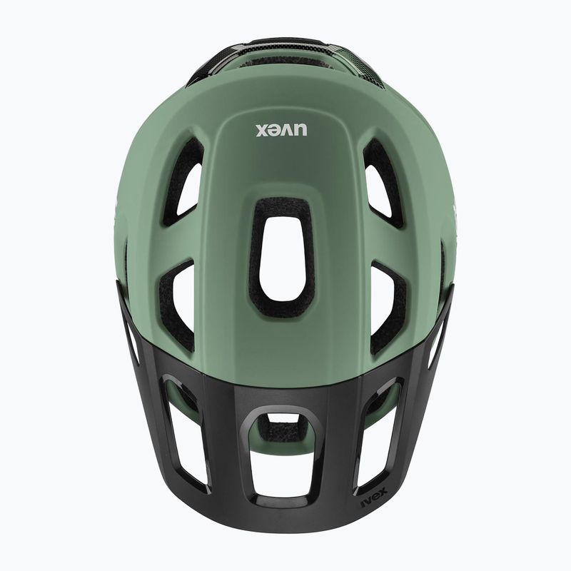 Kask rowerowy UVEX React MIPS moss green/black matt 8