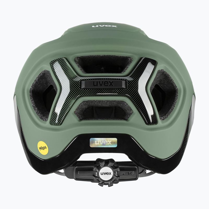 Kask rowerowy UVEX React MIPS moss green/black matt 9