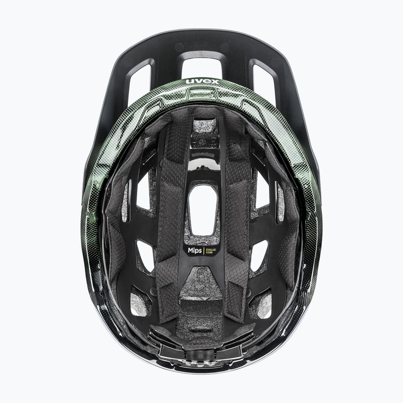 Kask rowerowy UVEX React MIPS moss green/black matt 10