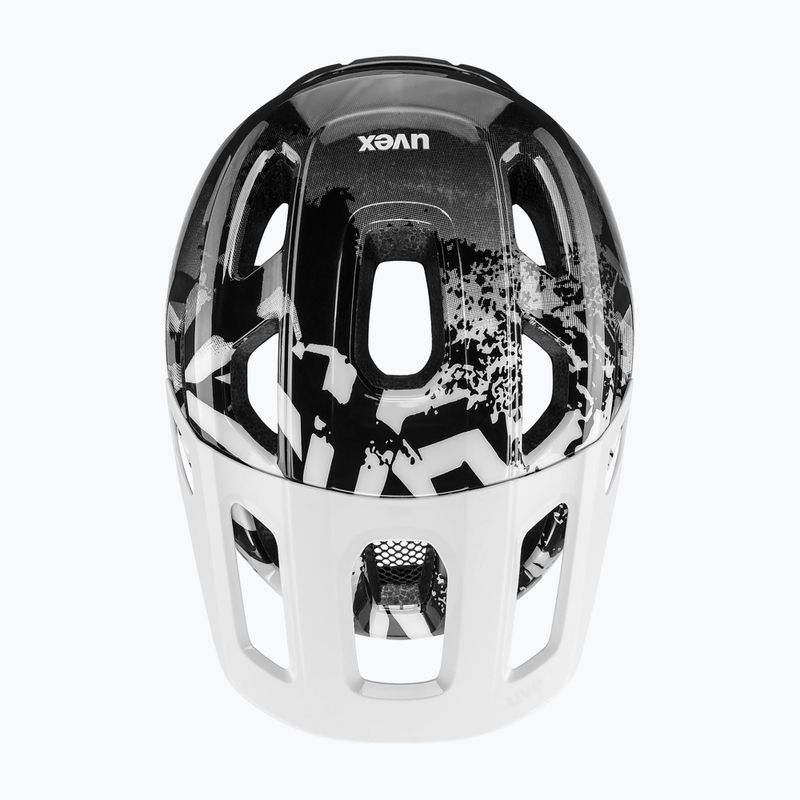 Kask rowerowy dziecięcy UVEX React Jr white/black 9