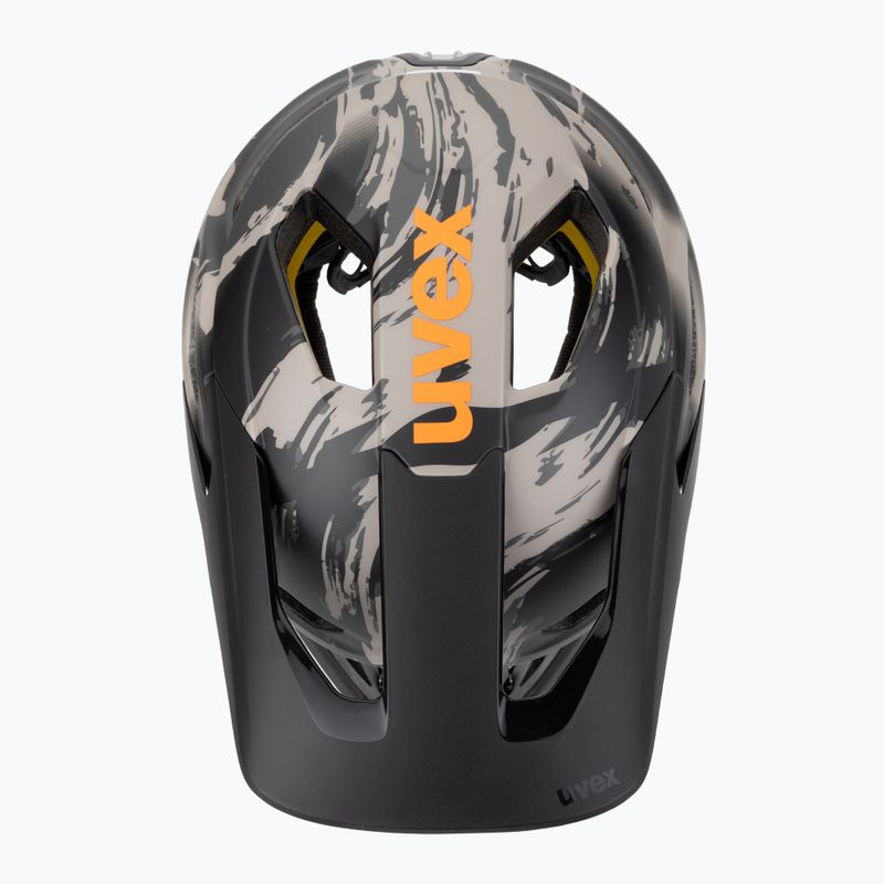 Kask rowerowy UVEX Revolt MIPS oak brown/orange matt 7