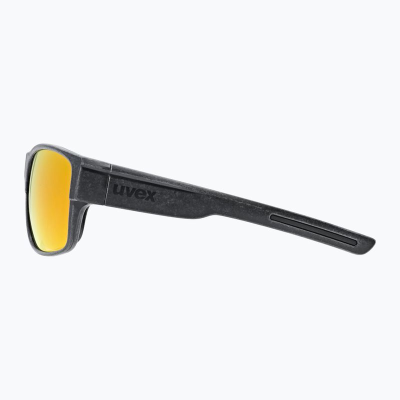 Okulary przeciwsłoneczne UVEX Esntl Urban black matt/mirror red 4