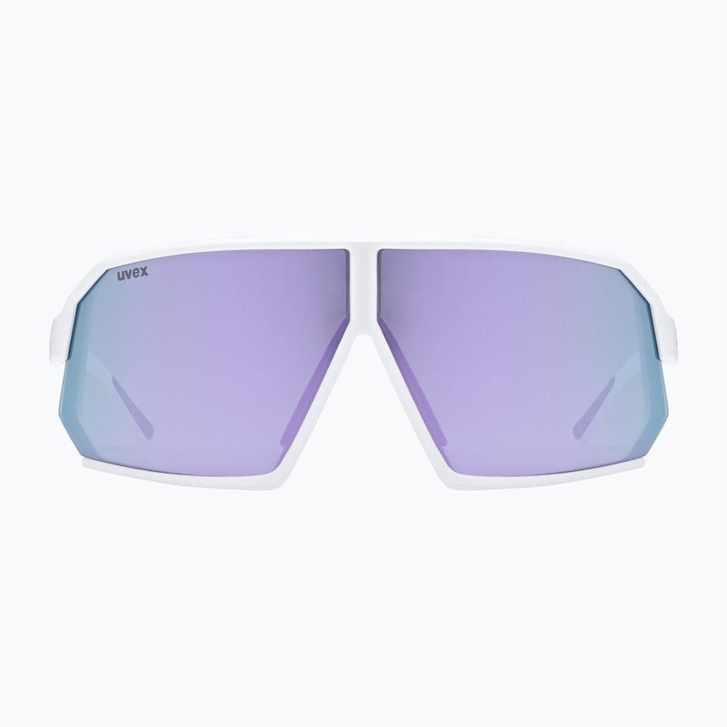 Okulary przeciwsłoneczne UVEX Sportstyle 237 white matt/mirror lavender 2