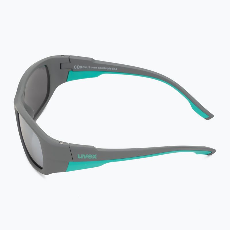 Okulary przeciwsłoneczne dziecięce UVEX Sportstyle 514 grey matt/mirror silver 4
