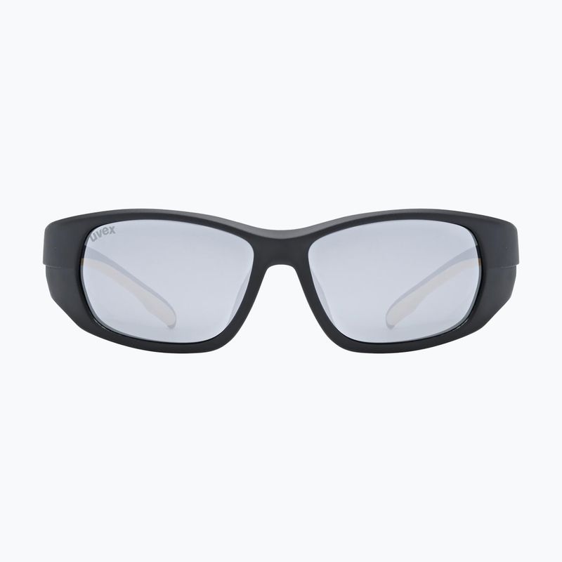 Okulary przeciwsłoneczne dziecięce UVEX Sportstyle 514 black matt/mirror silver 2