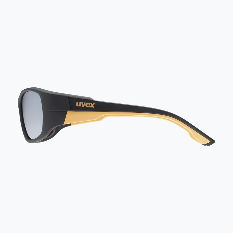Okulary przeciwsłoneczne dziecięce UVEX Sportstyle 514 black matt/mirror silver 4