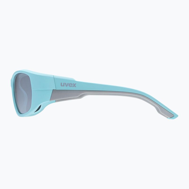 Okulary przeciwsłoneczne dziecięce UVEX Sportstyle 514 lightblue matt/mirror silver 4