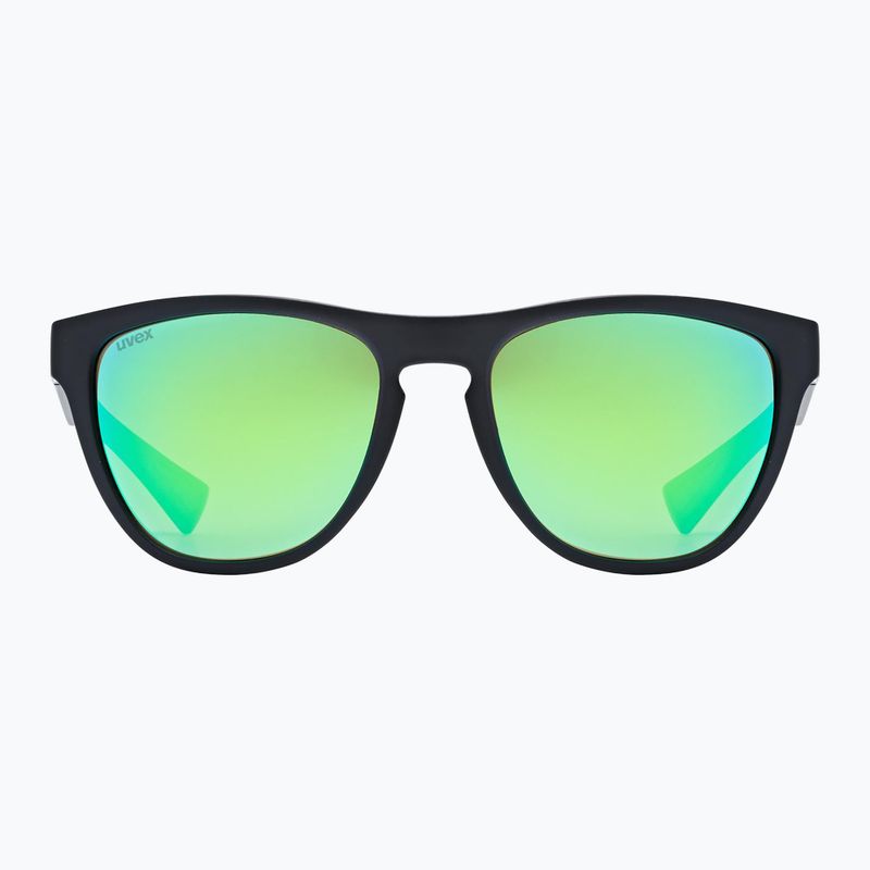 Okulary przeciwsłoneczne UVEX Esntl Spirit black matt/mirror green 2