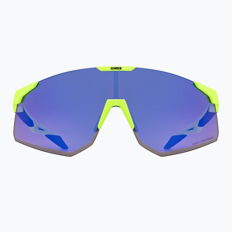 Okulary przeciwsłoneczne UVEX Pace Perform CV yellow matt/mirror blue 2