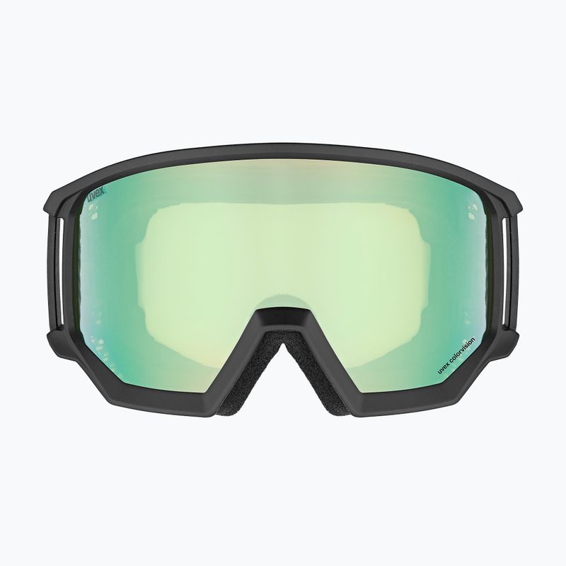 Gogle narciarskie UVEX Athletic CV black matt/mirror opal colorvision yellow 2
