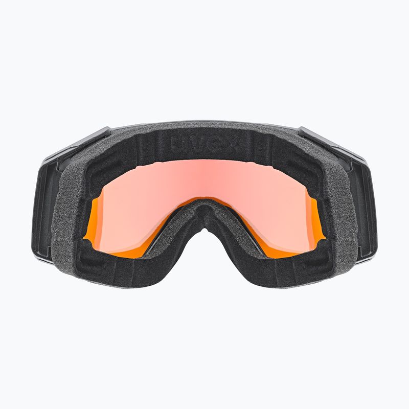 Gogle narciarskie UVEX Gravity FM black matt/mirror red orange clear 3