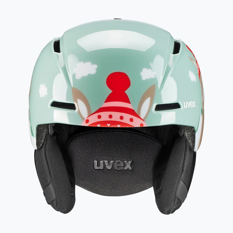 Kask narciarski dziecięcy UVEX Viti Jr jade lama 2