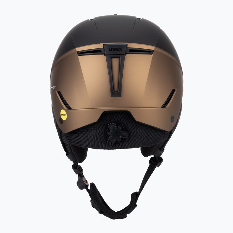Kask narciarski UVEX Stance MIPS black/brown matt 4