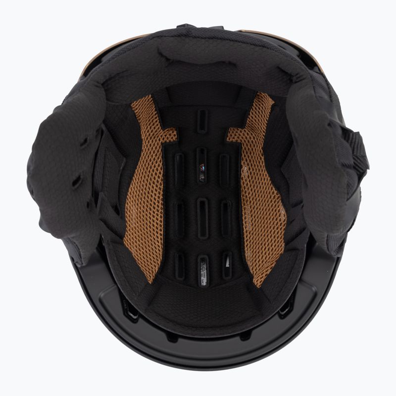Kask narciarski UVEX Stance MIPS black/brown matt 5