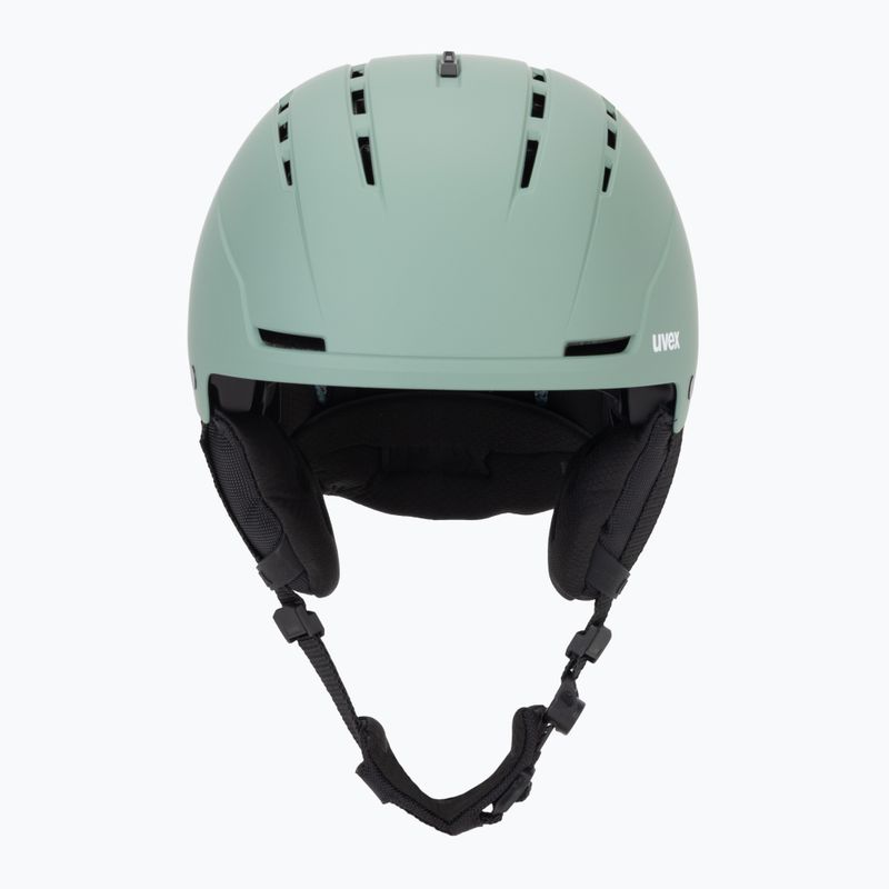 Kask narciarski UVEX Stance MIPS oxid green/black matt 2