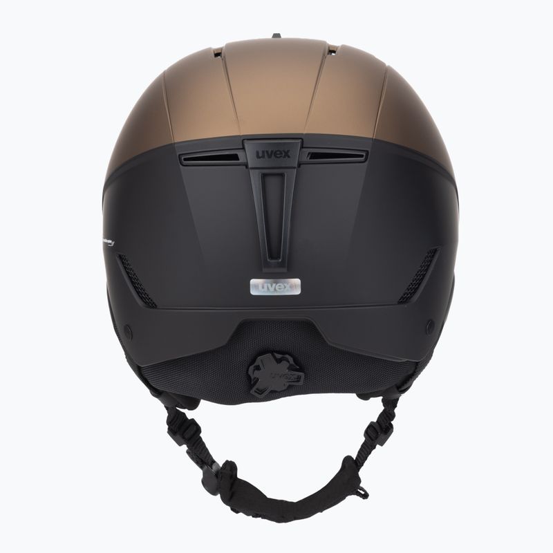 Kask narciarski UVEX Stance brown/black matt 4