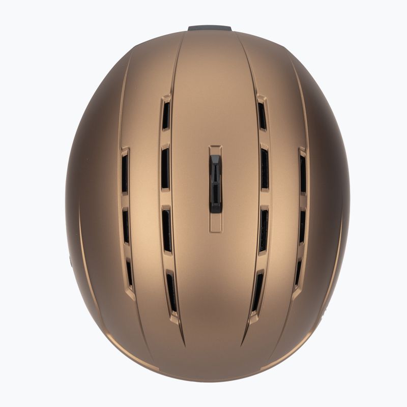 Kask narciarski UVEX Stance brown/black matt 6