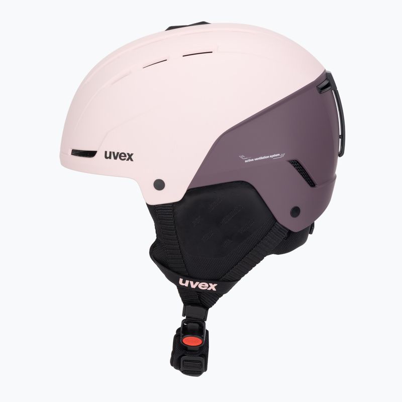 Kask narciarski UVEX Stance powder/plum matt 3