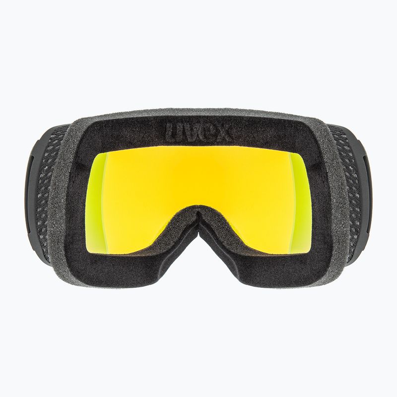 Gogle narciarskie UVEX Downhill 2100 CV black matt/mirror orange yellow 3