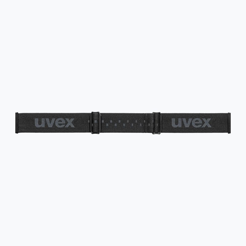 Gogle narciarskie dziecięce UVEX Pwdr FM black matt/mirror green yellow clear 4