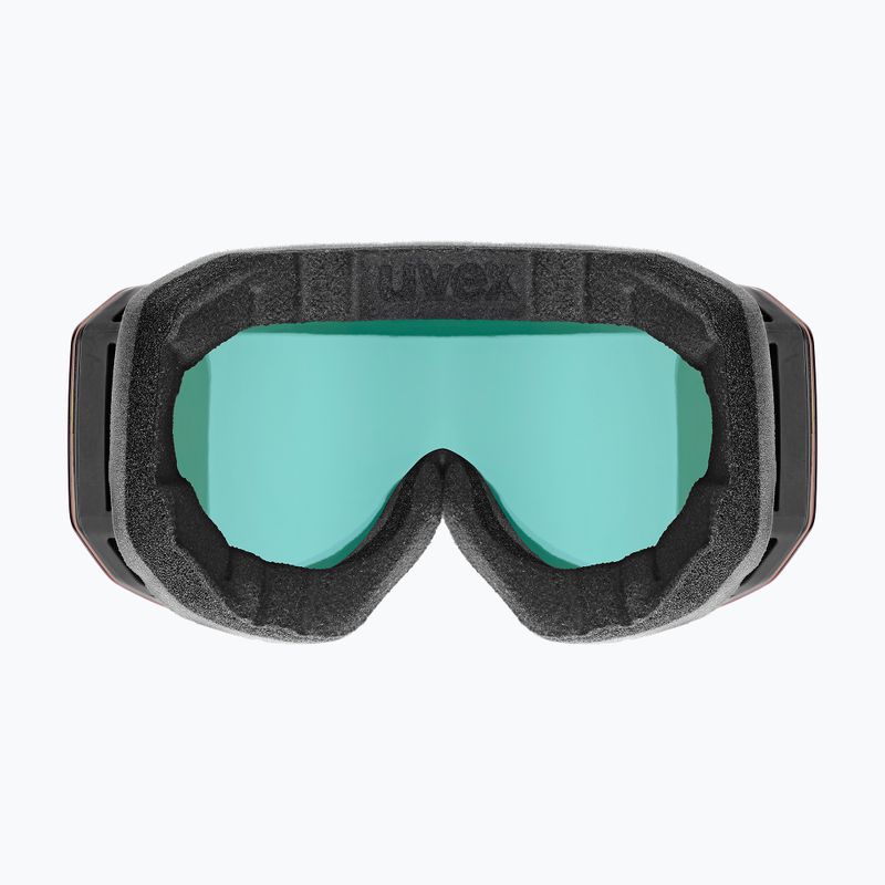 Gogle narciarskie UVEX Evidnt Attract S V + case black matt/mirror rainbow clear/yellow 8