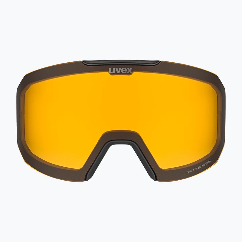 Gogle narciarskie UVEX Evidnt Attract S V + case black matt/mirror rainbow clear/yellow 9