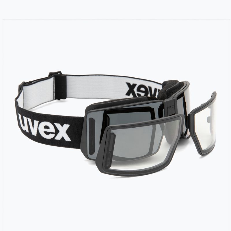 Gogle skitourowe UVEX Mtn Tour black matt/mirror silver