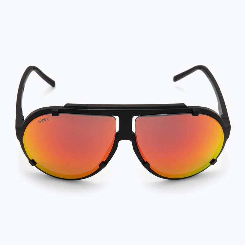 Okulary przeciwsłoneczne UVEX Esntl Pina black matt/miror red 3