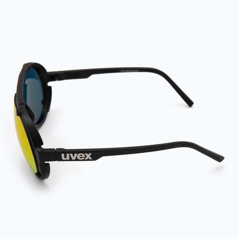 Okulary przeciwsłoneczne UVEX Esntl Pina black matt/miror red 4