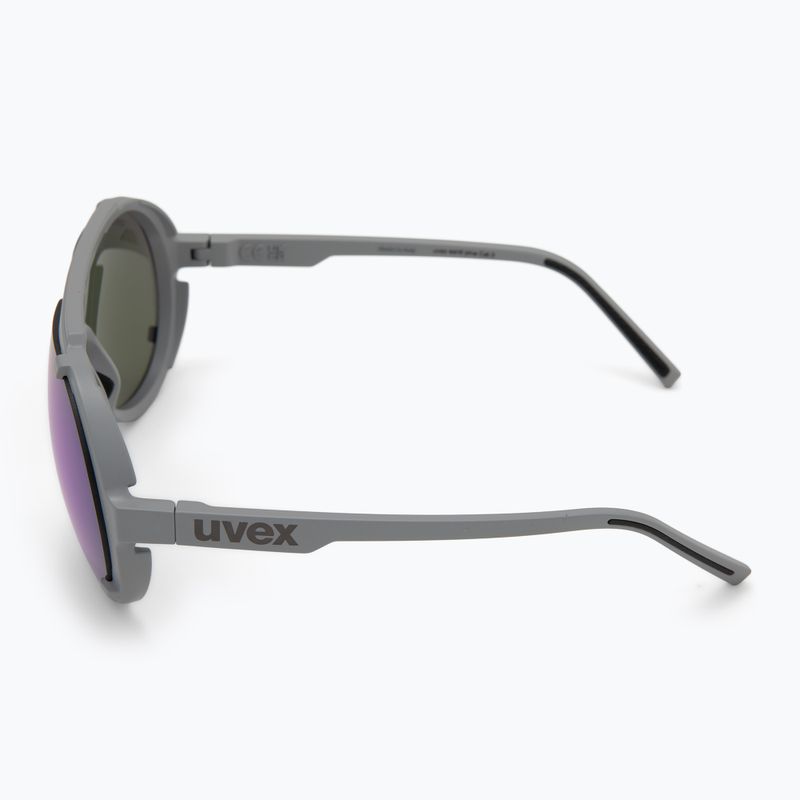 Okulary przeciwsłoneczne UVEX Esntl Pina grey matt/mirror purple 4