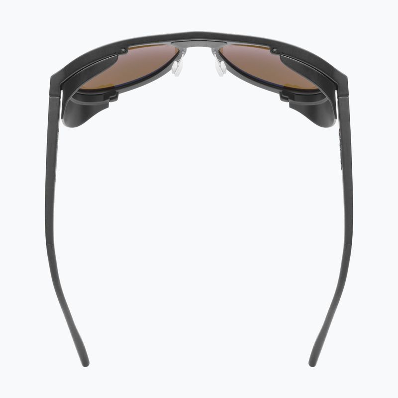 Okulary przeciwsłoneczne UVEX MTN Classic Pure black matt/mirror red 4