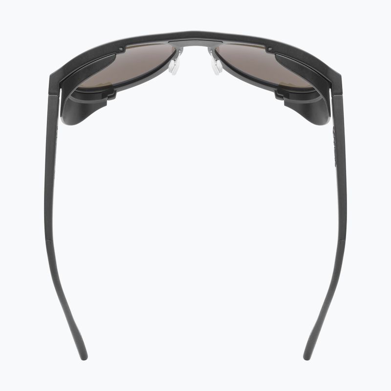 Okulary przeciwsłoneczne UVEX MTN Classic Pure black matt/mirror silver 4