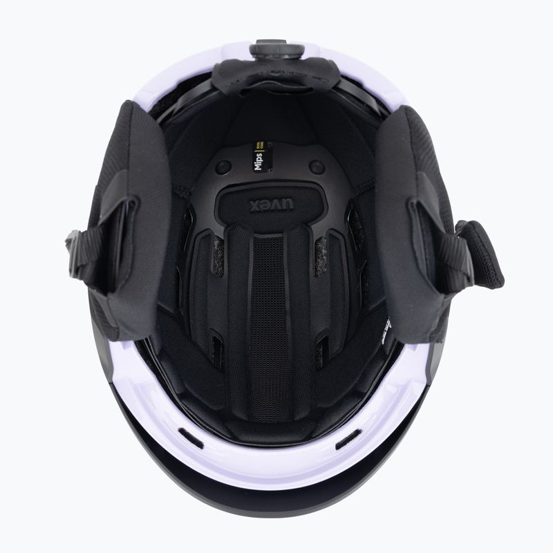 Kask narciarski UVEX Levitate MIPS black/lavender matt 5
