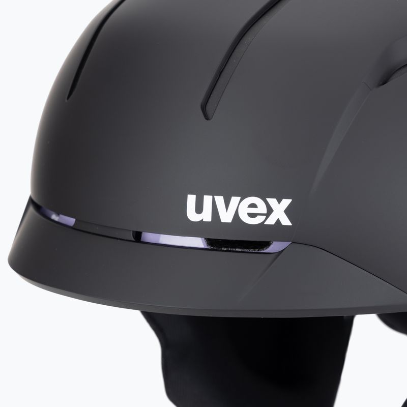 Kask narciarski UVEX Levitate MIPS black/lavender matt 7