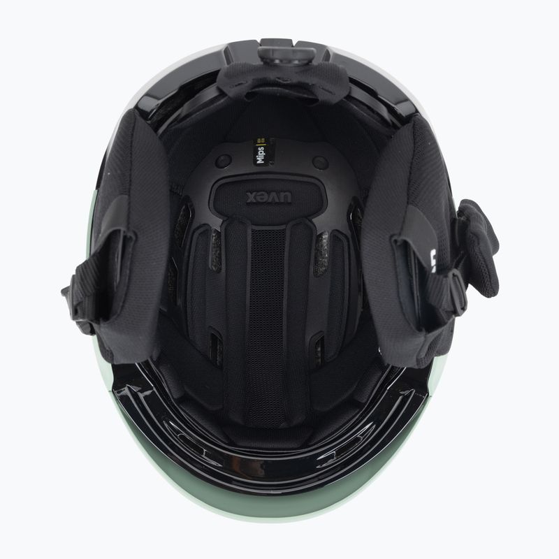 Kask narciarski UVEX Levitate MIPS oxid green/black matt 5