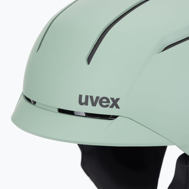 Kask narciarski UVEX Levitate MIPS oxid green/black matt 7