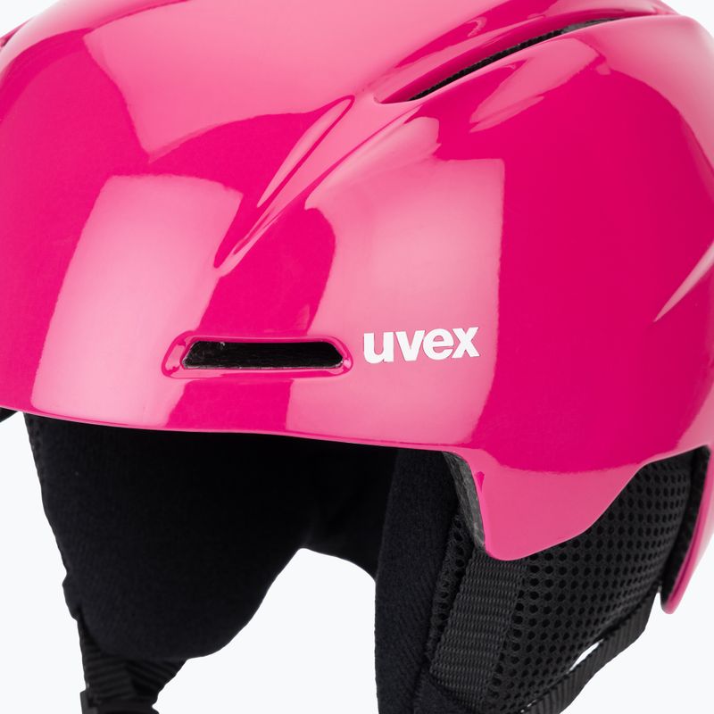 Kask narciarski dziecięcy UVEX Viti Pure berry shiny 7