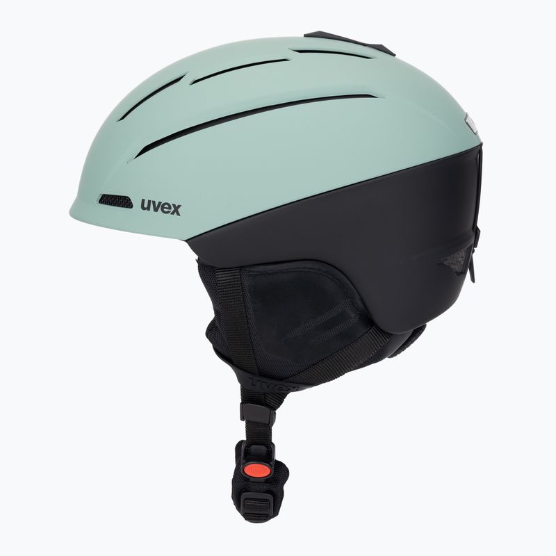 Kask narciarski UVEX Gravitate oxid green/black matt 3