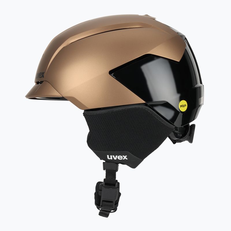 Kask narciarski UVEX Levitate MIPS brown/black matt 3