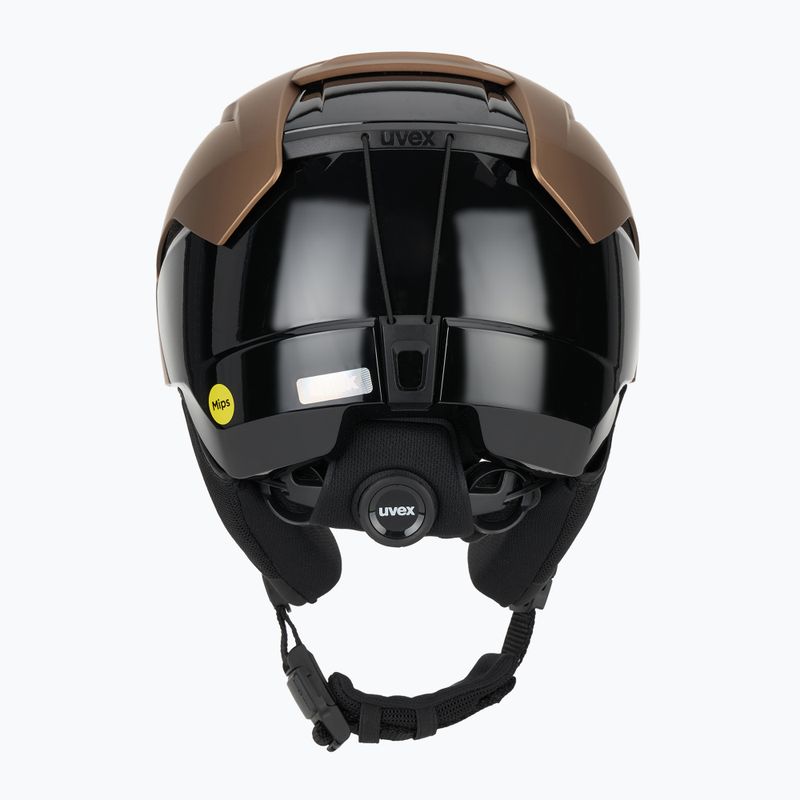 Kask narciarski UVEX Levitate MIPS brown/black matt 4