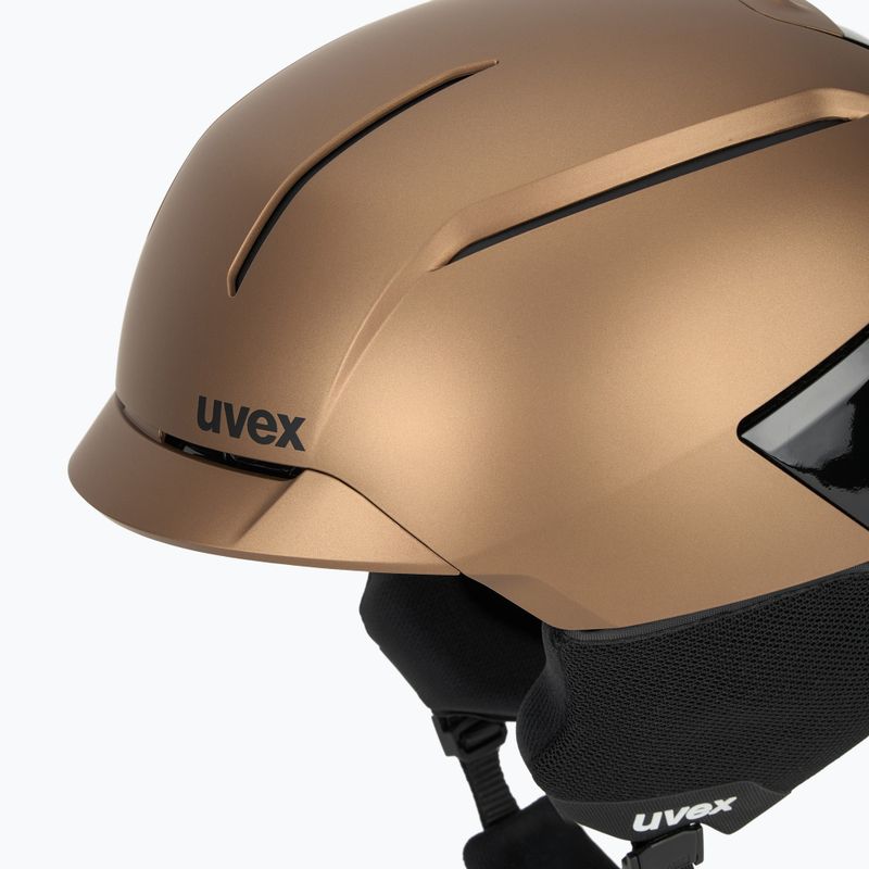 Kask narciarski UVEX Levitate MIPS brown/black matt 8