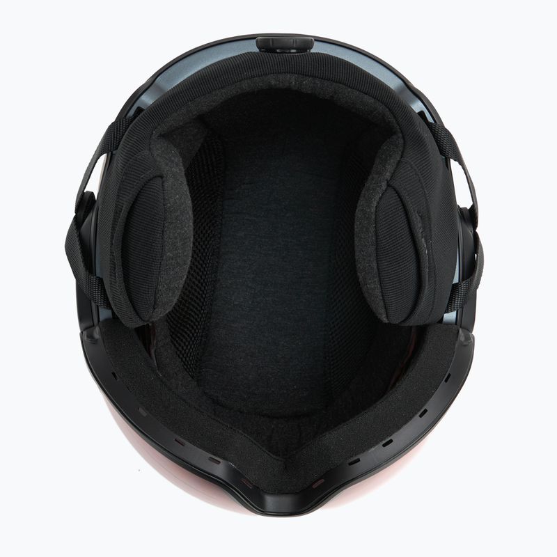 Kask narciarski dziecięcy UVEX Viti Set + gogle Speedy Pro black matt/mirror green/yellow/clear 5