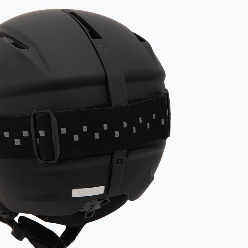 Kask narciarski dziecięcy UVEX Viti Set + gogle Speedy Pro black matt/mirror green/yellow/clear 9