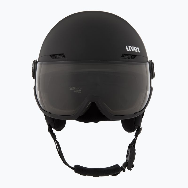 Kask narciarski UVEX Wanted Visor Pro V black matte 2