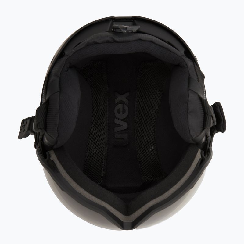 Kask narciarski UVEX Wanted Visor Pro V black matte 5