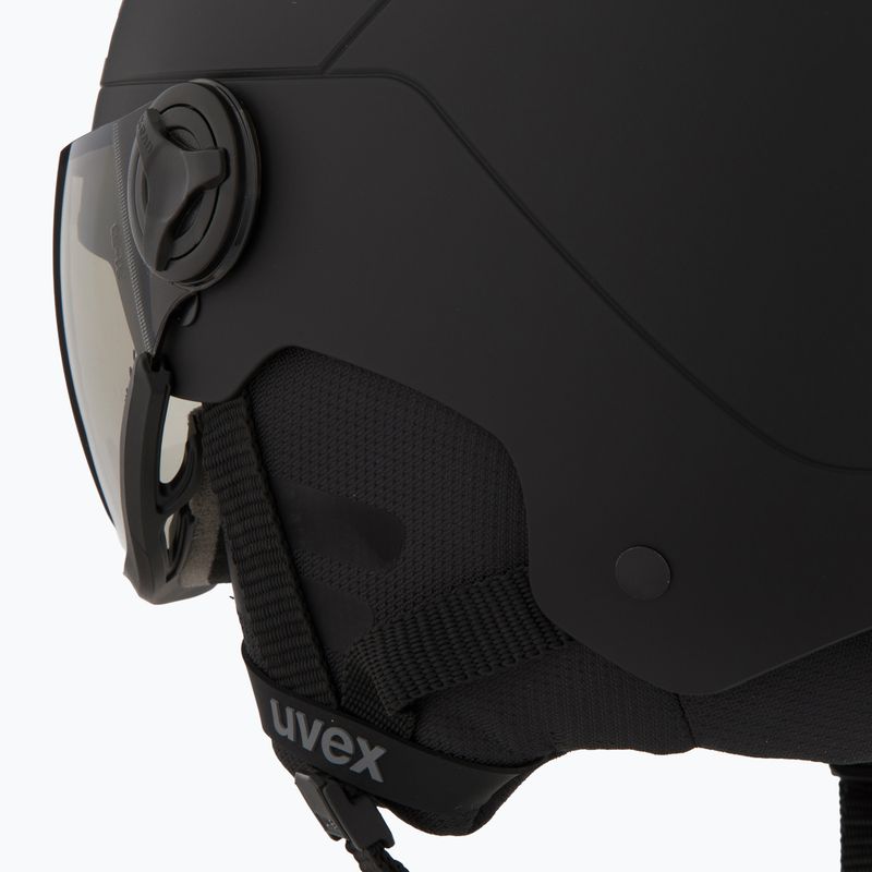 Kask narciarski UVEX Wanted Visor Pro V black matte 8