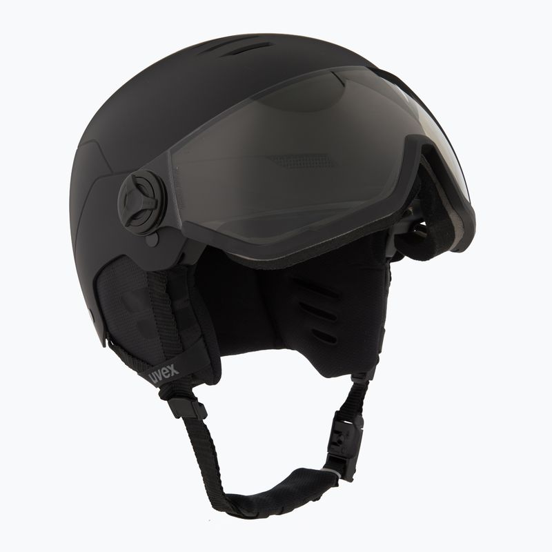 Kask narciarski UVEX Wanted Visor Pro V black matte 10