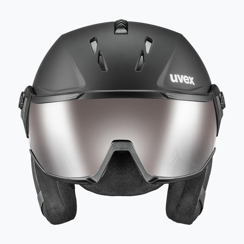 Kask narciarski UVEX Wanted Visor Pro V black matte 3