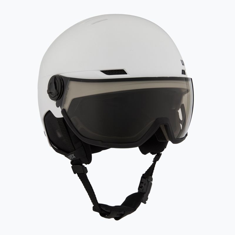 Kask narciarski UVEX Wanted Visor Pro V white matt